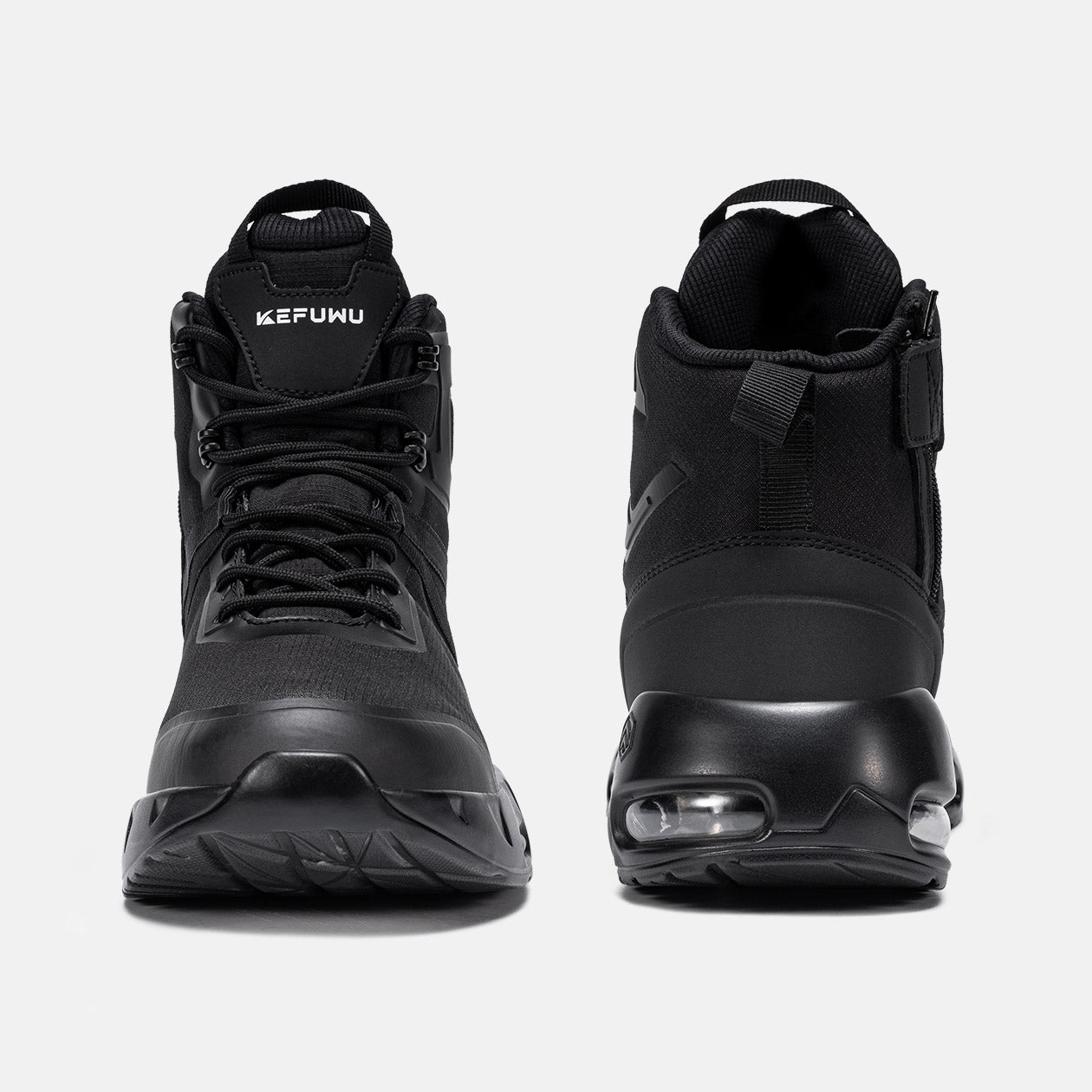 Lightweight Women‘s Slip Resistant Work Boots With Side Zipper Waterproof Lace Up Sneaker Boots, #56001