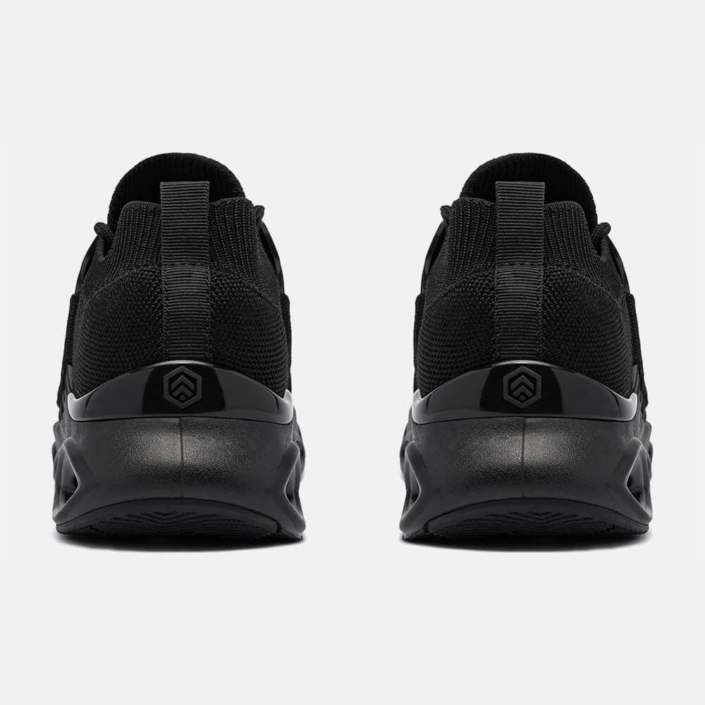 Larnmern Steel Toe Sneakers for Women Slip On Work shoes，#31145