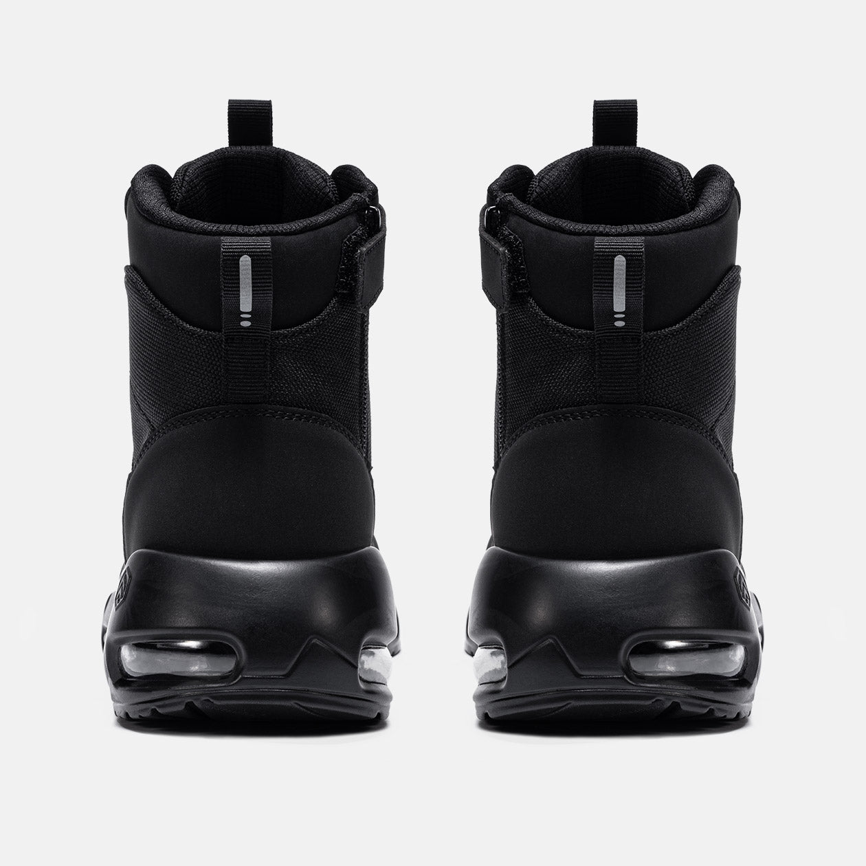 Larnmern Men High Top Non Slip Steel Toe Safety Work Boots Side Zipper Steel Toe Shoes, #41540