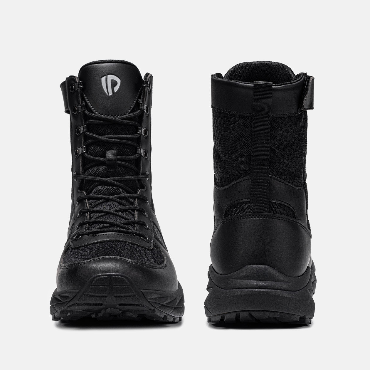 Men's Non-Slip Zip Up Combat Boots Military Breathable Tactical Work Boots, #T0476188
