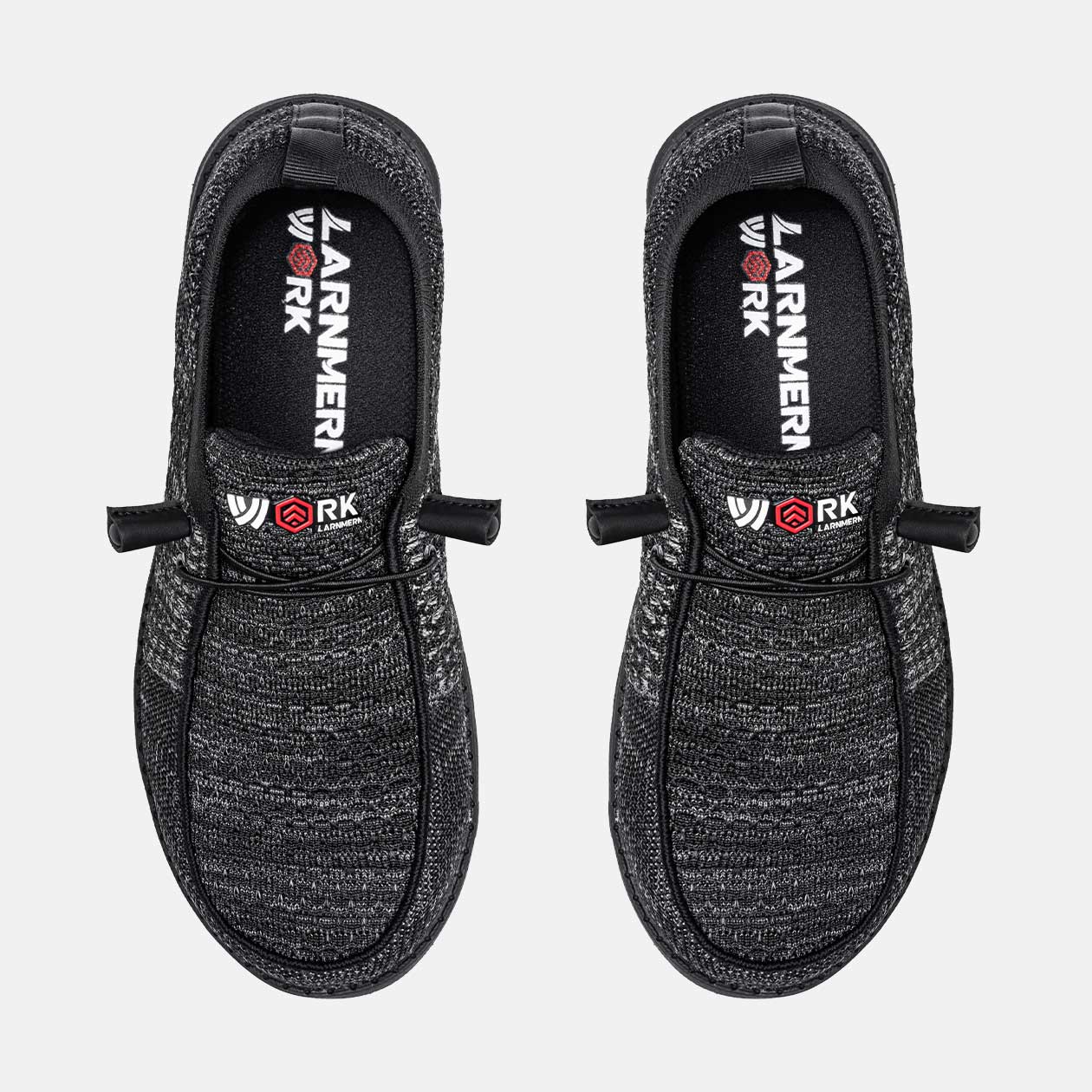 Larnmern Lightweight Steel Toe WorkShoes Safety Toe Loafers, #21124