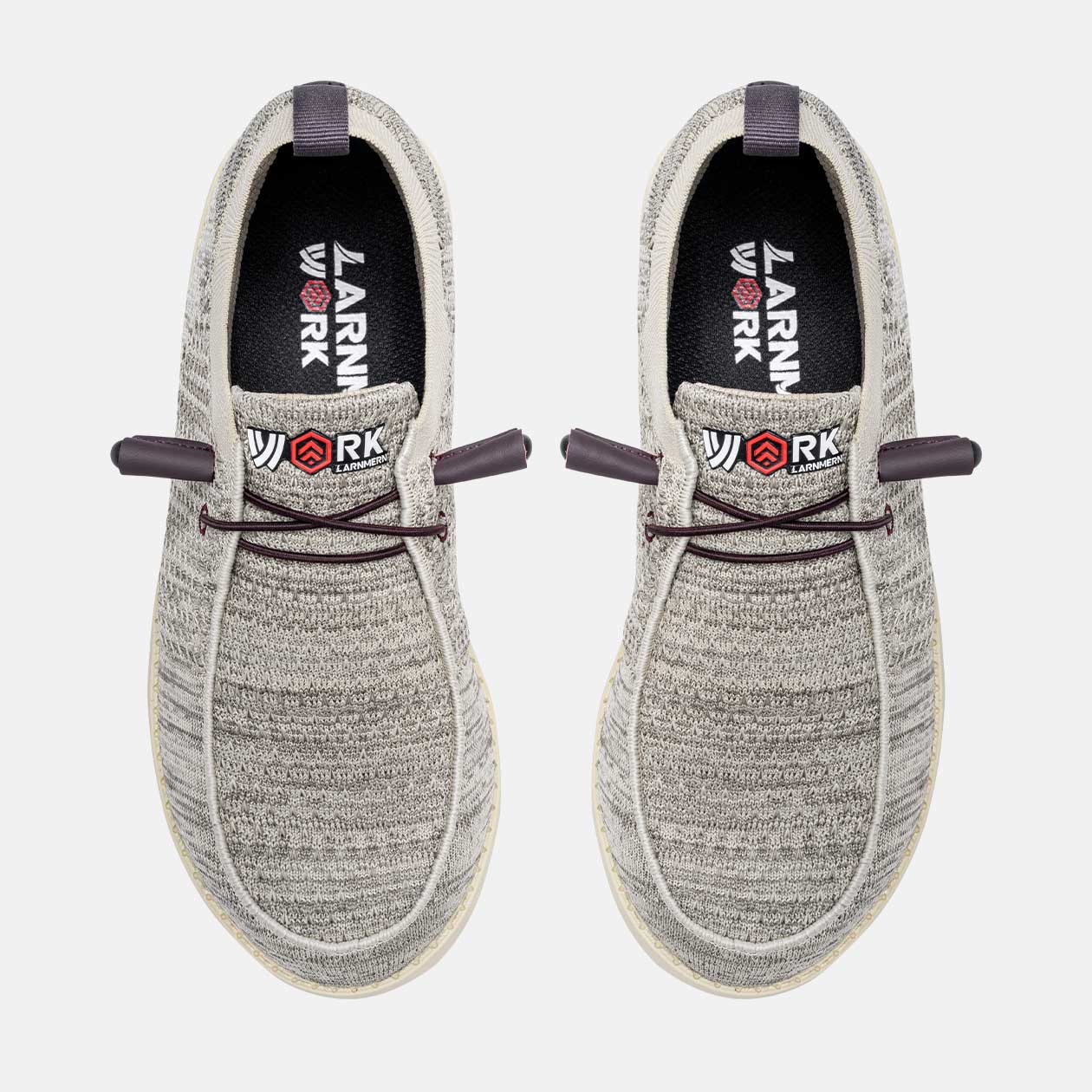 Larnmern Lightweight Steel Toe WorkShoes Safety Toe Loafers, #21124