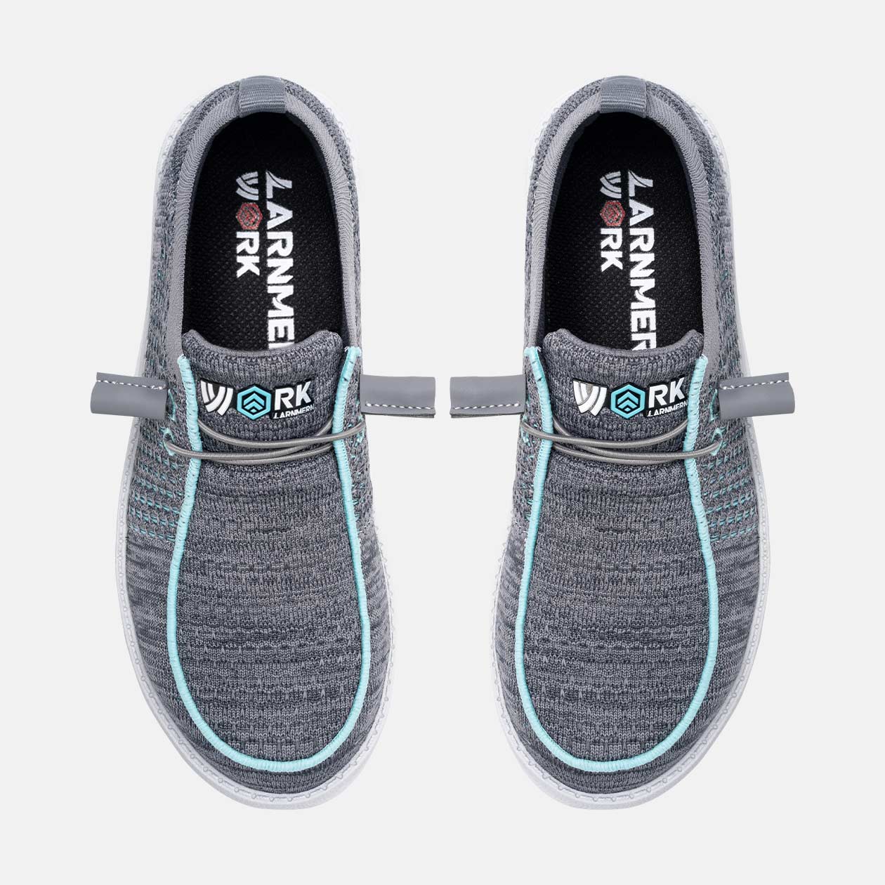 Larnmern Lightweight Steel Toe WorkShoes Safety Toe Loafers, #21124