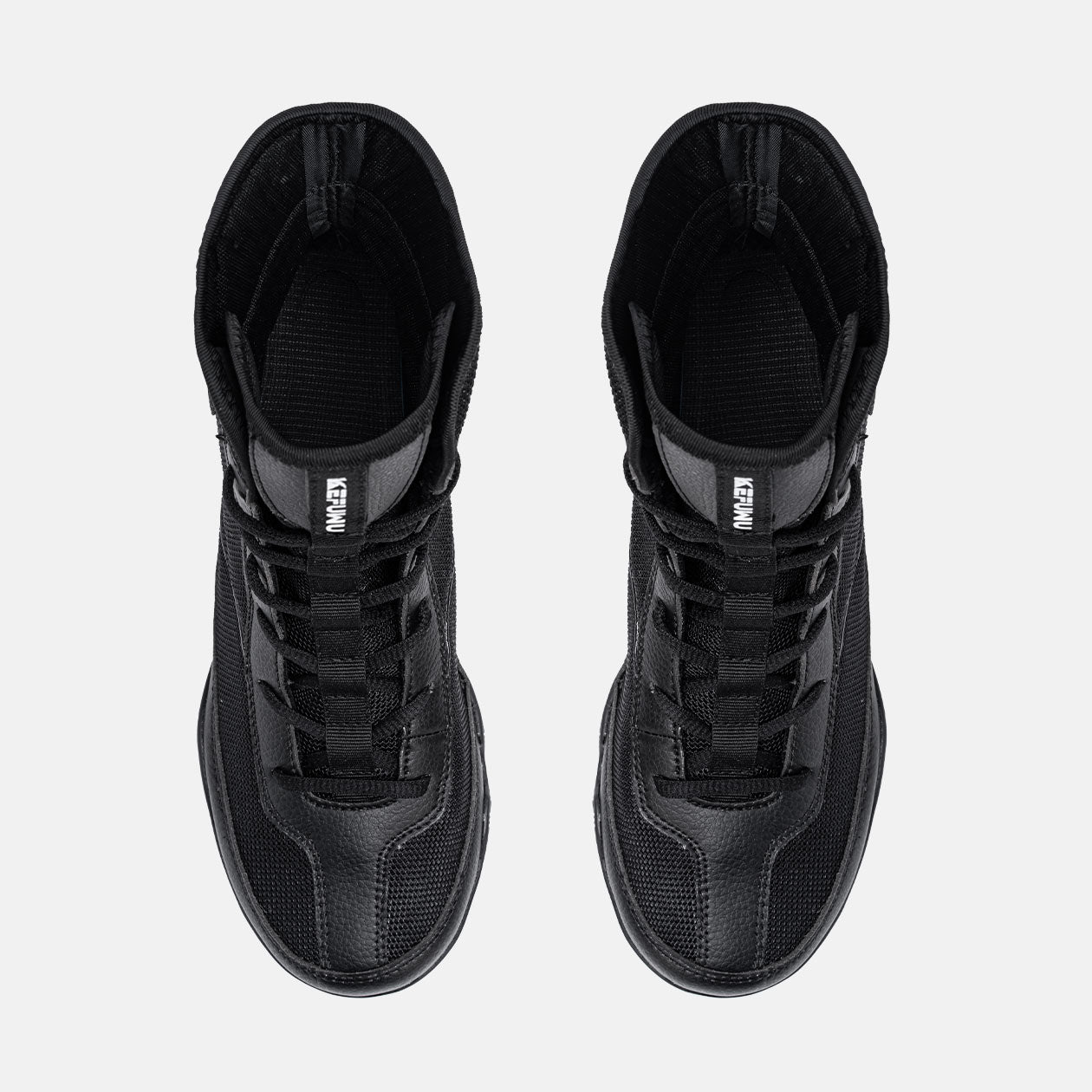 Men's Non Slip Wrestling Boots Breathable High Top Wide Toe  Boxing Boots Wrestling Shoes Youth, #51110