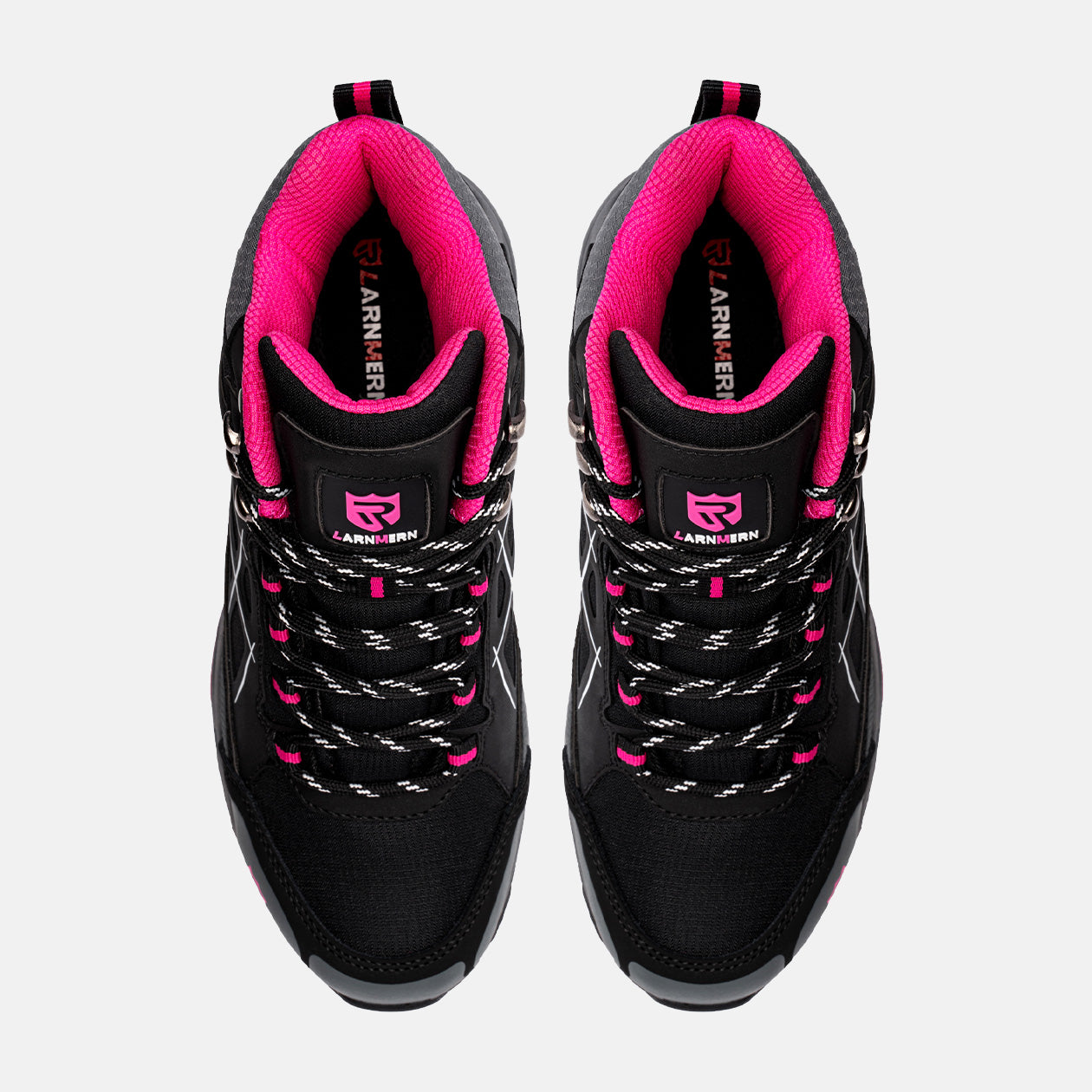 Pink steel toe outlet shoes