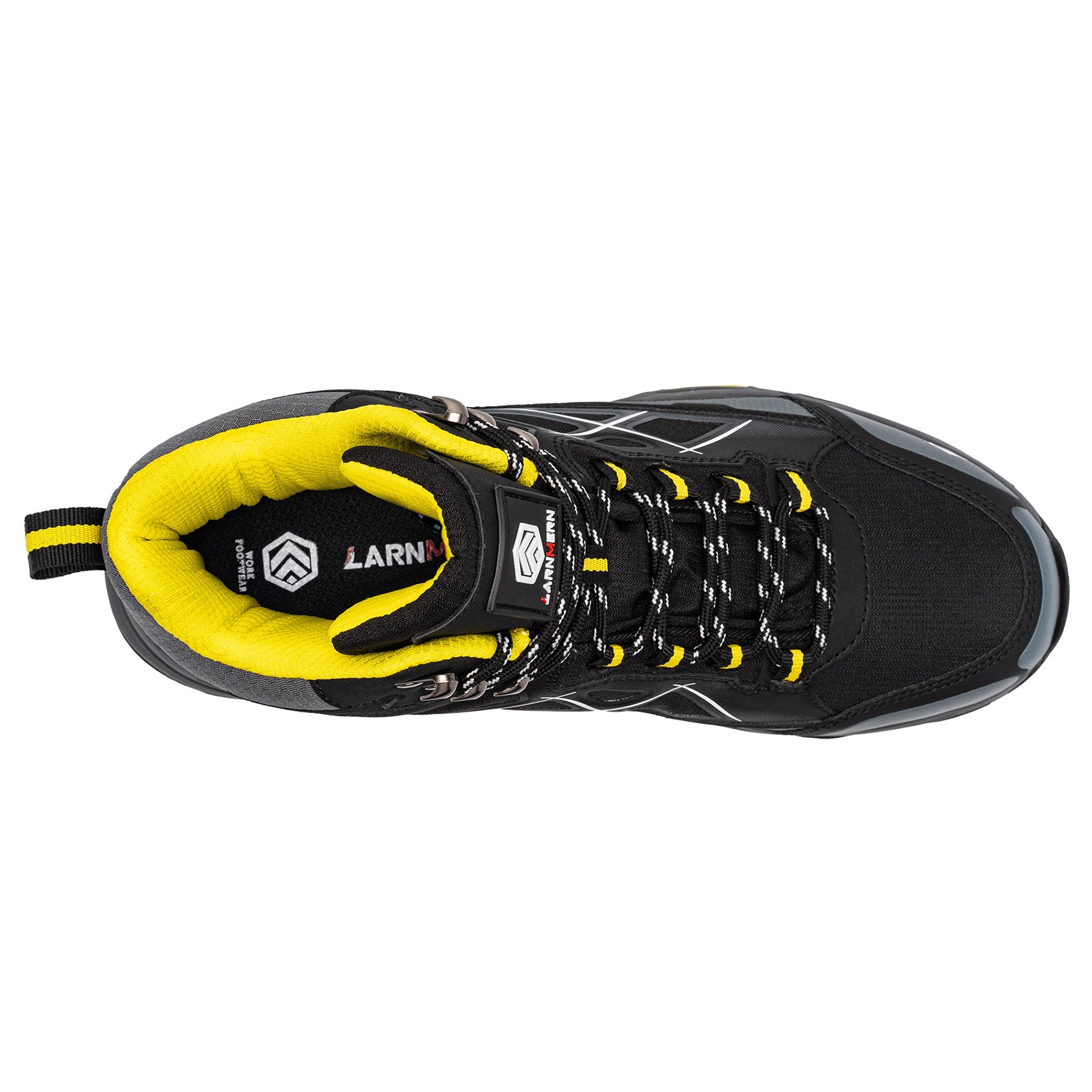 LARNMERN Steel Toe Work Boots Men