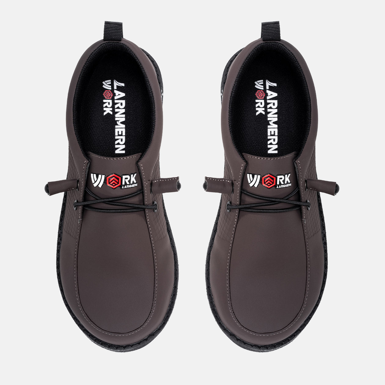 Larnmern Lightweight Steel Toe WorkShoes Safety Toe Loafers, #21124