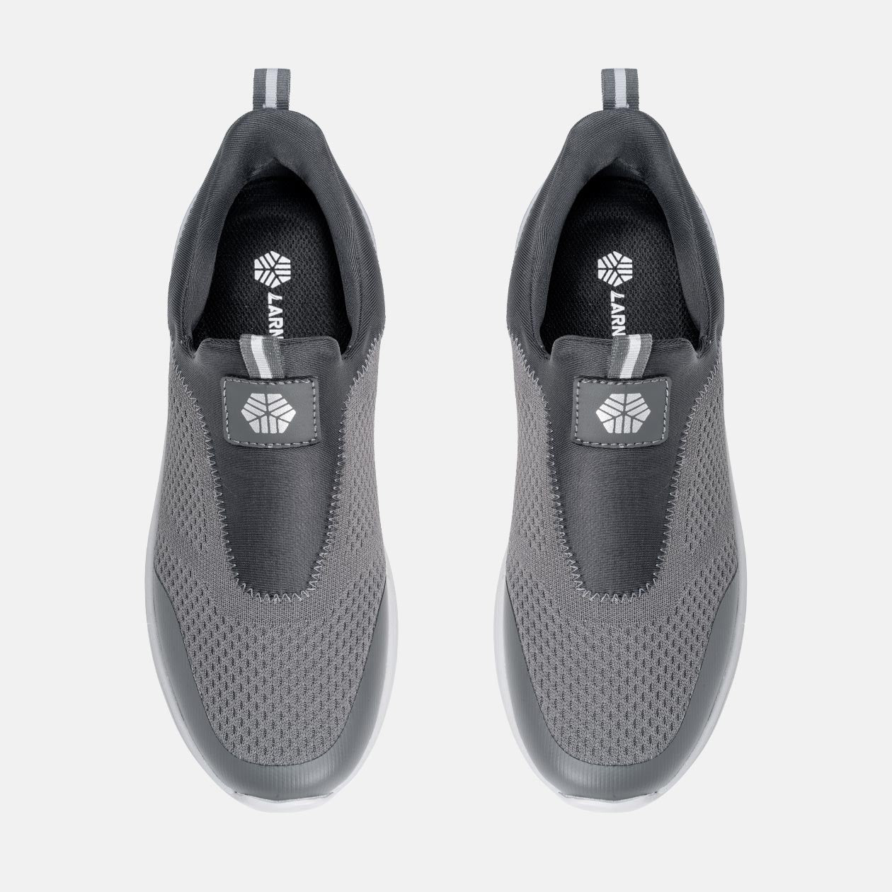 Men's Slip On Slip Resistant Shoes Wide Toe Box Walking Shoes With Arch Support #S2376184