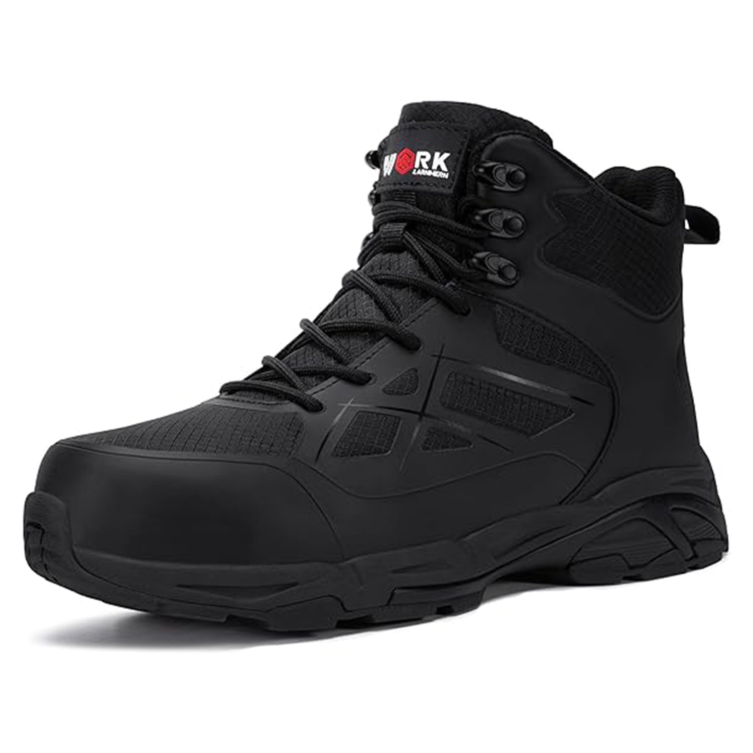 LARNMERN Steel Toe Work Boots Men