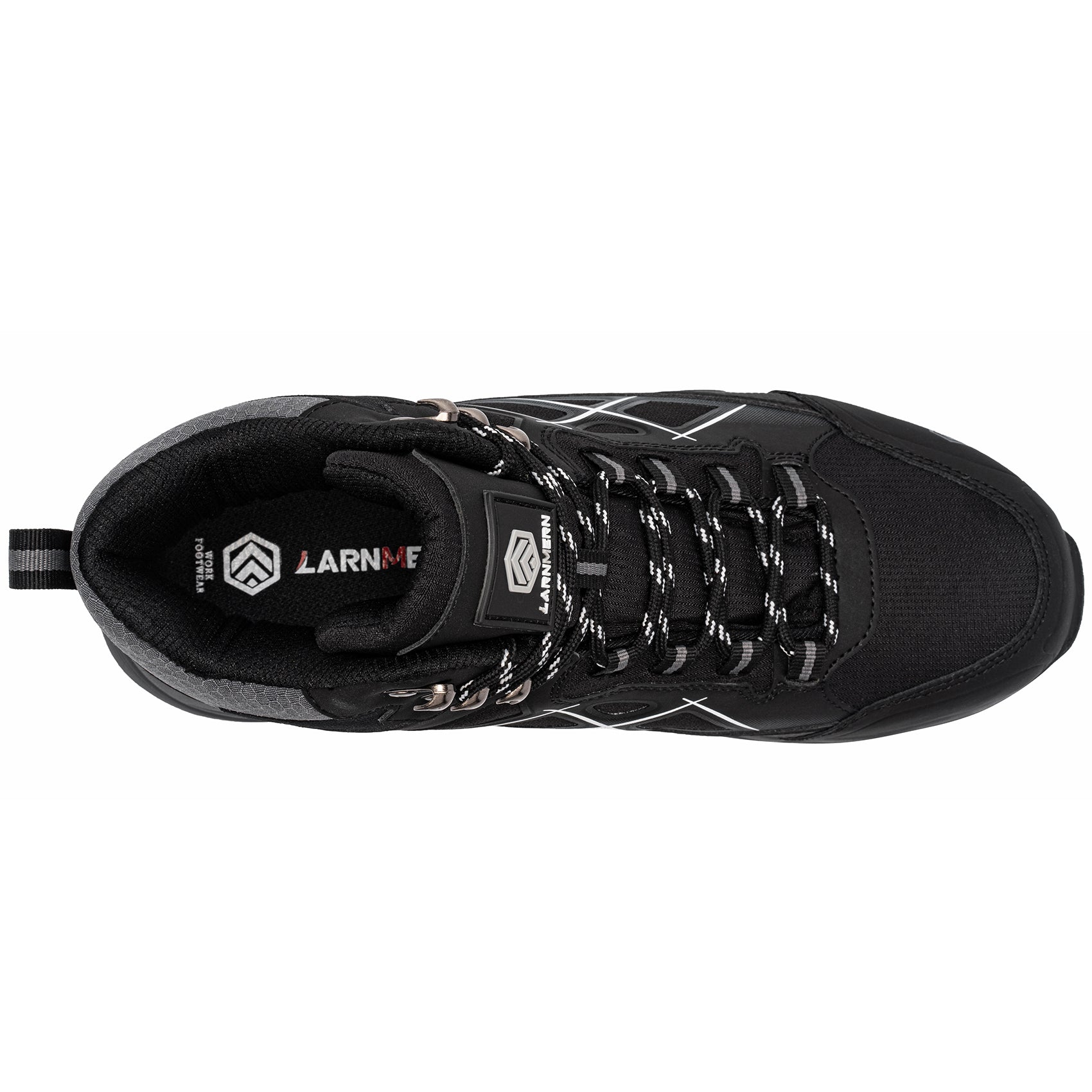LARNMERN Steel Toe Work Boots Men