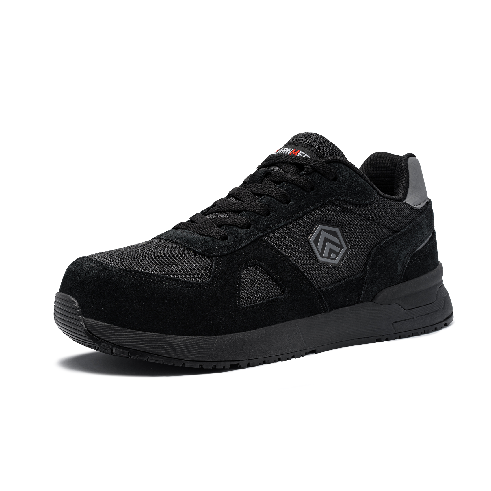 LARNMERN Men Steel Toe Shoes