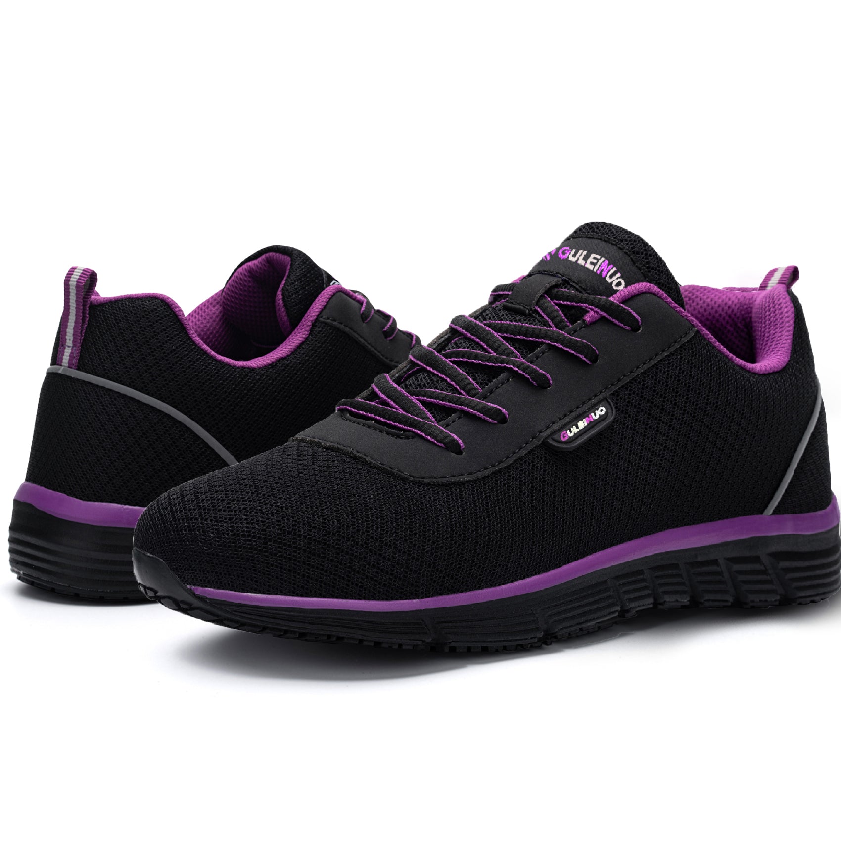 LARNMERN Women's Steel Toe Safety Shoes