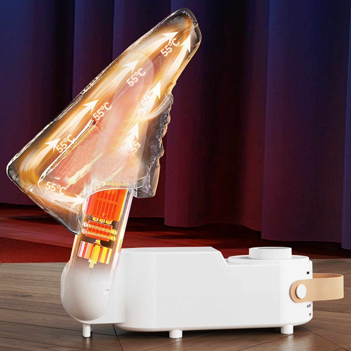 Boots Dryer for Work Boots Sneakers and Gloves Foldable Shoe Warmer With Heat Blower