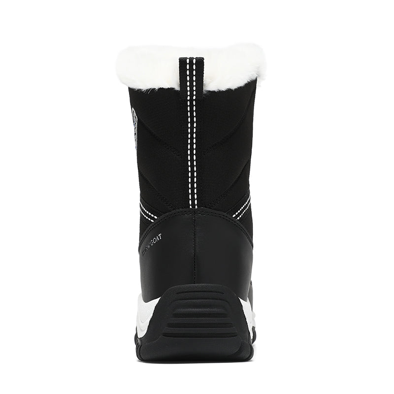 Women's Winter Fur Lined Waterproof Walking Boots Non Slip Snow Boots, #1790