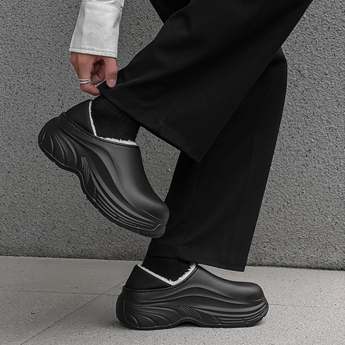 Winter Waterproof Warm Slippers for Women Men Indoor and Outdoor